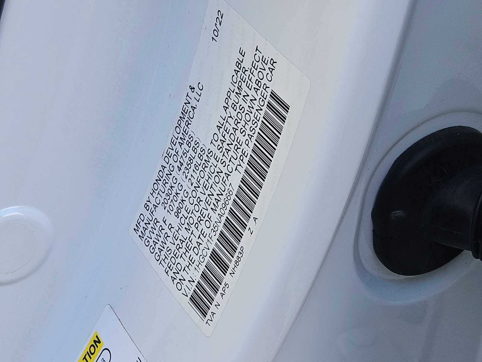 2022 Honda Accord Sport