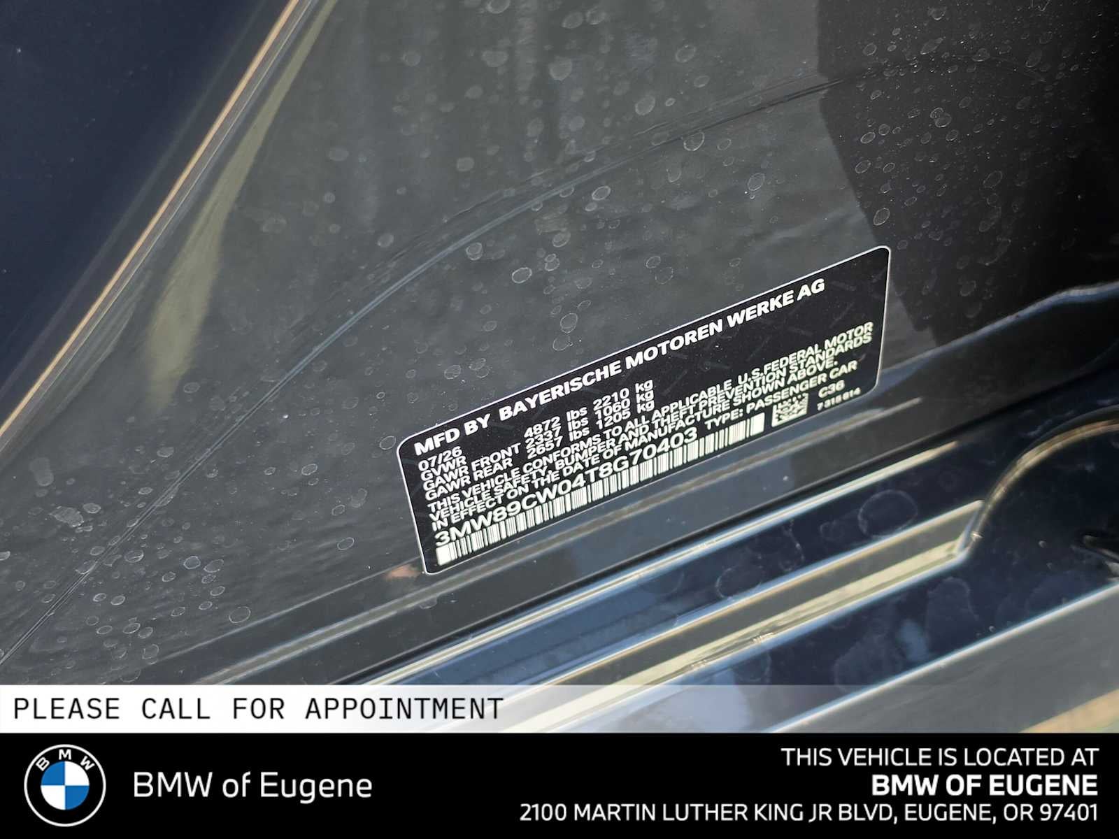 2026 BMW 3 Series 330i NA xDrive