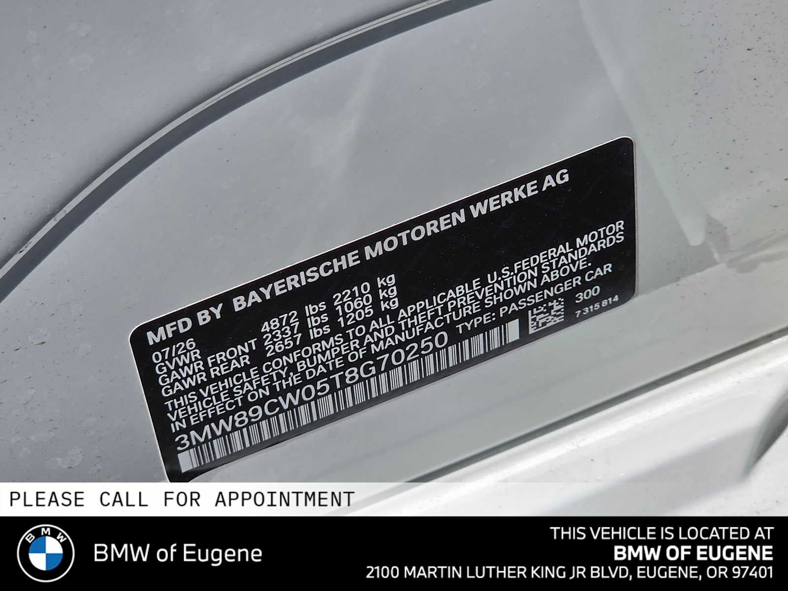 2026 BMW 3 Series 330i NA xDrive
