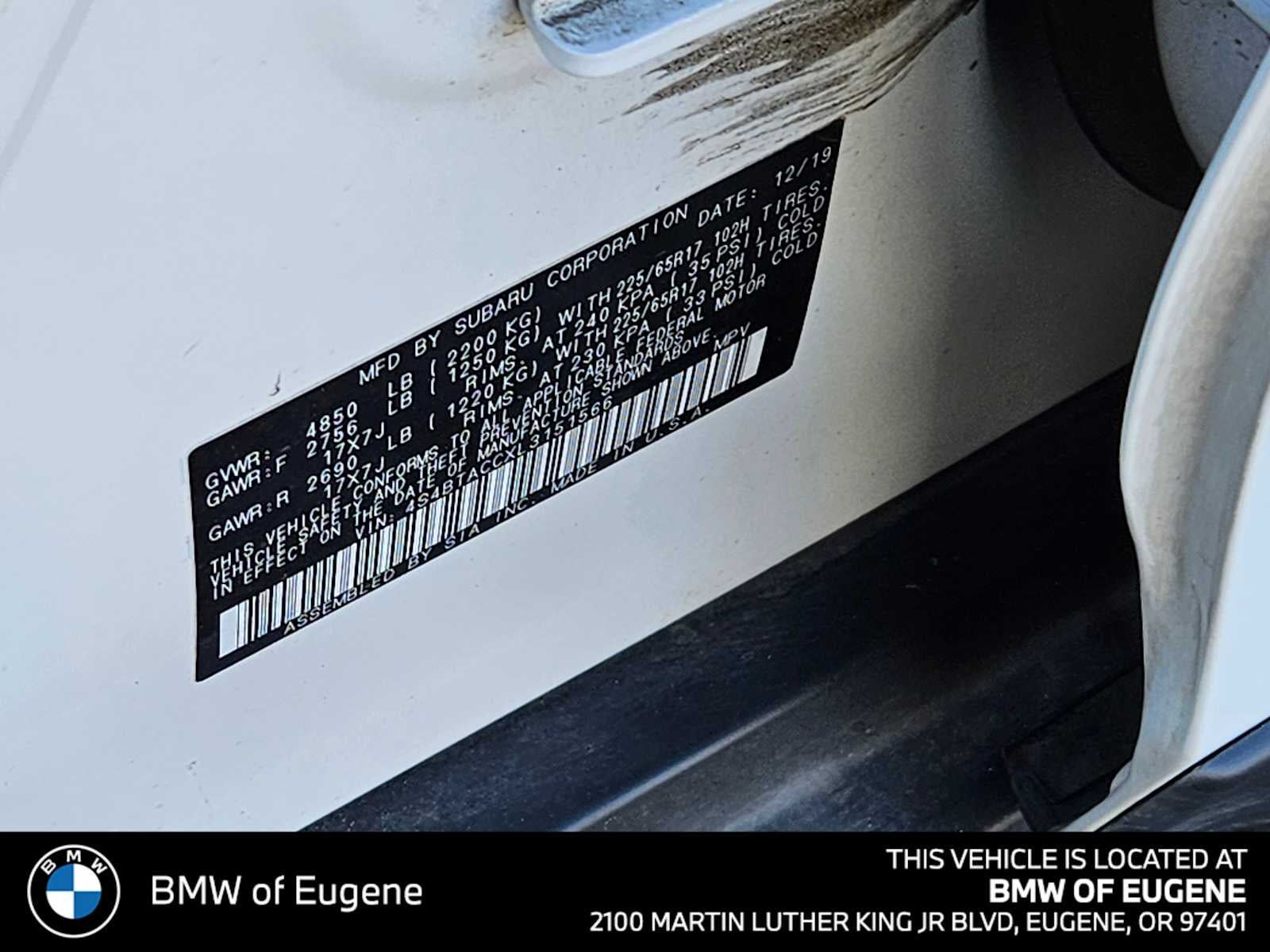 2020 Subaru Outback Premium