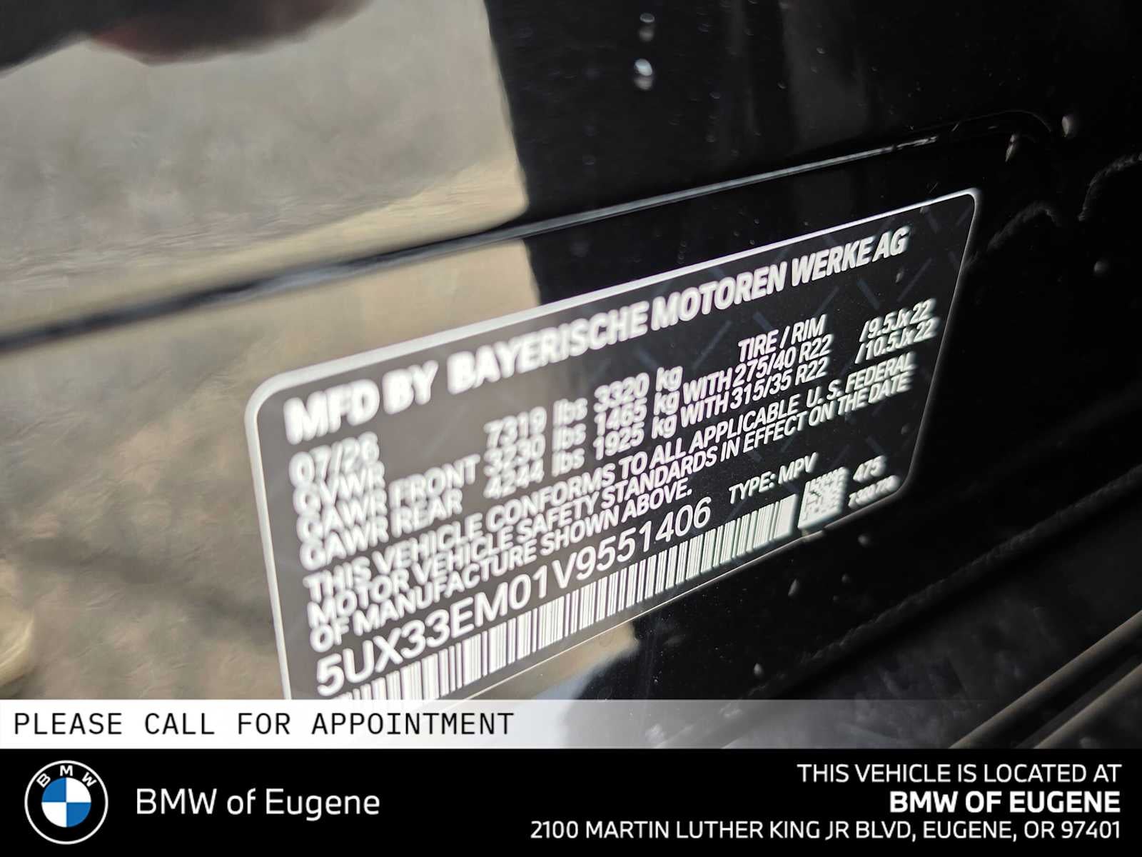 2027 BMW X7 M60i