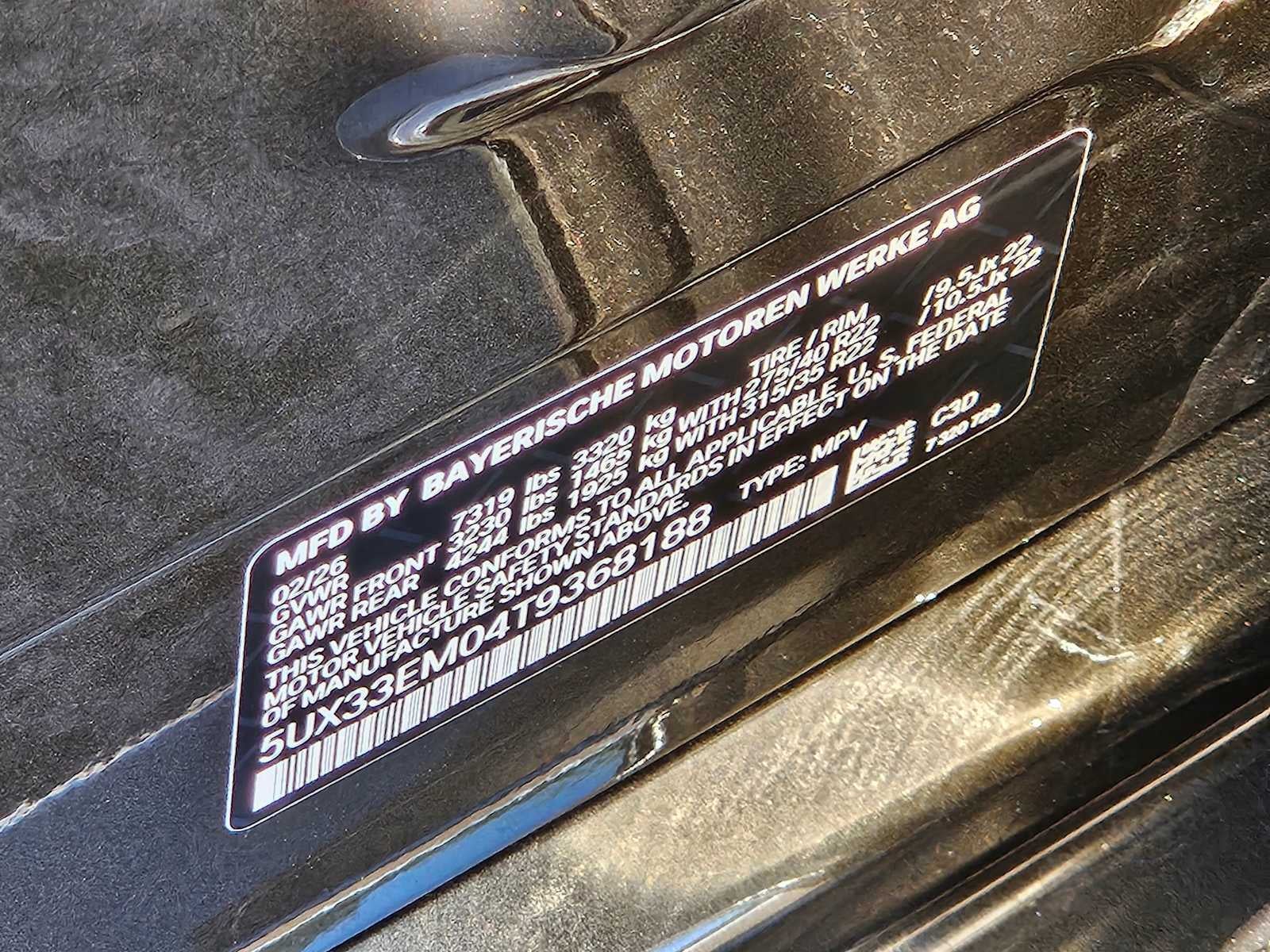 2026 BMW X7 M60i M60i