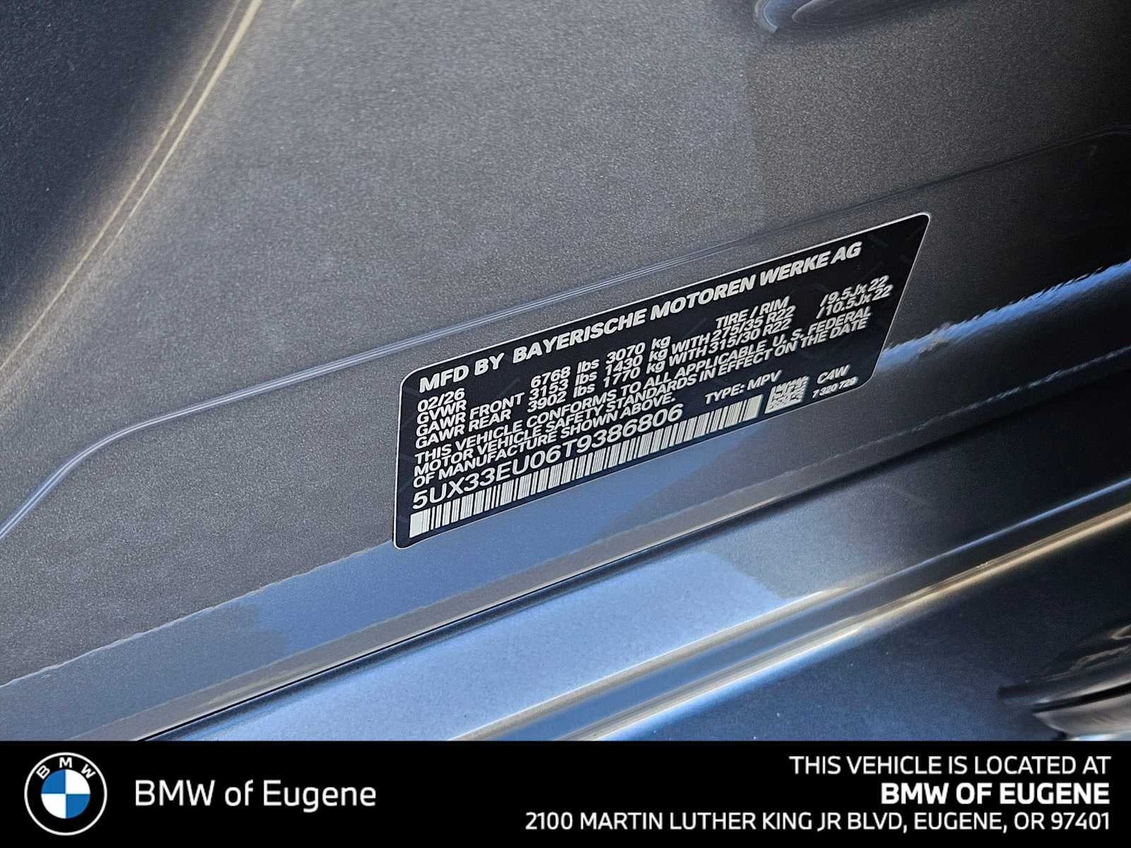 2026 BMW X5 M60i M60i