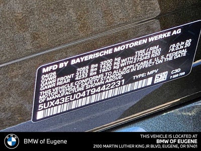 2026 BMW X5 xDrive50e xDrive50e