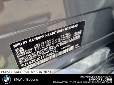 2026 BMW X5 xDrive50e xDrive50e