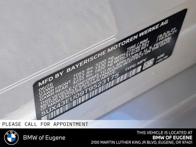 2026 BMW X5 xDrive50e