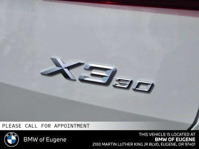2025 BMW X3 30 xDrive 30 xDrive