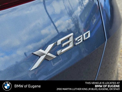 2025 BMW X3 30 xDrive 30 xDrive