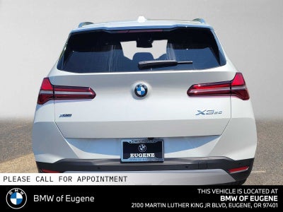 2026 BMW X3 30 xDrive