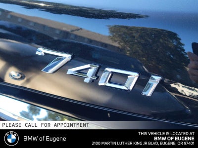 2026 BMW 740i xDrive 740i xDrive