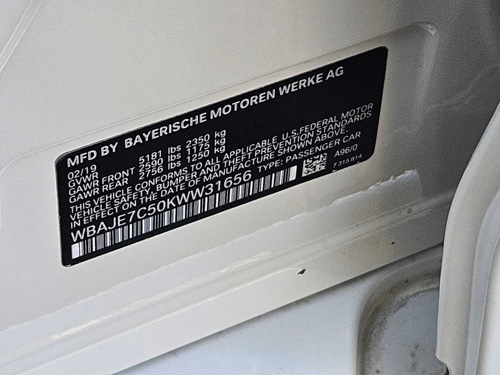 2019 BMW 5 Series 540i xDrive