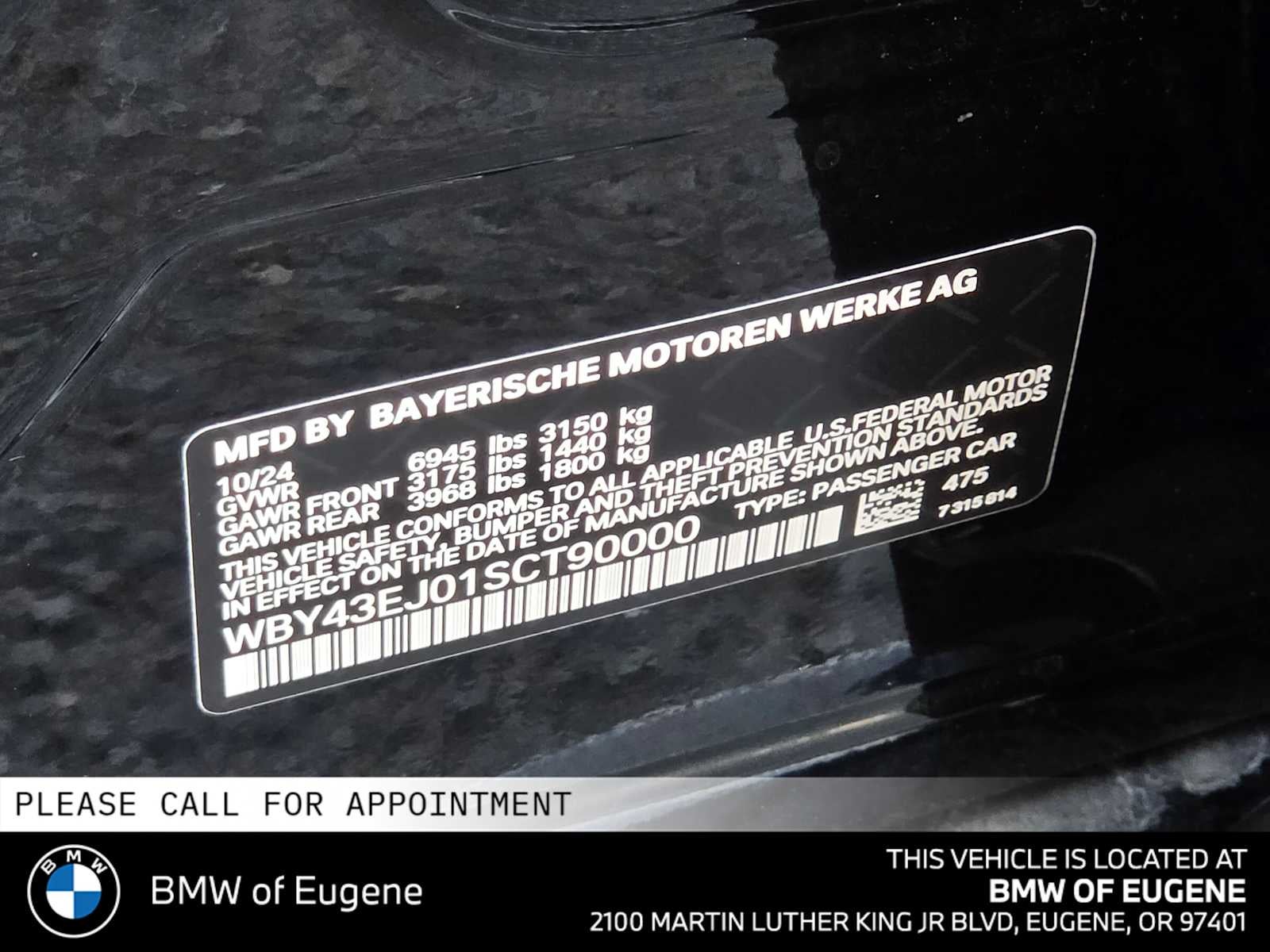 2025 BMW i7 eDrive50