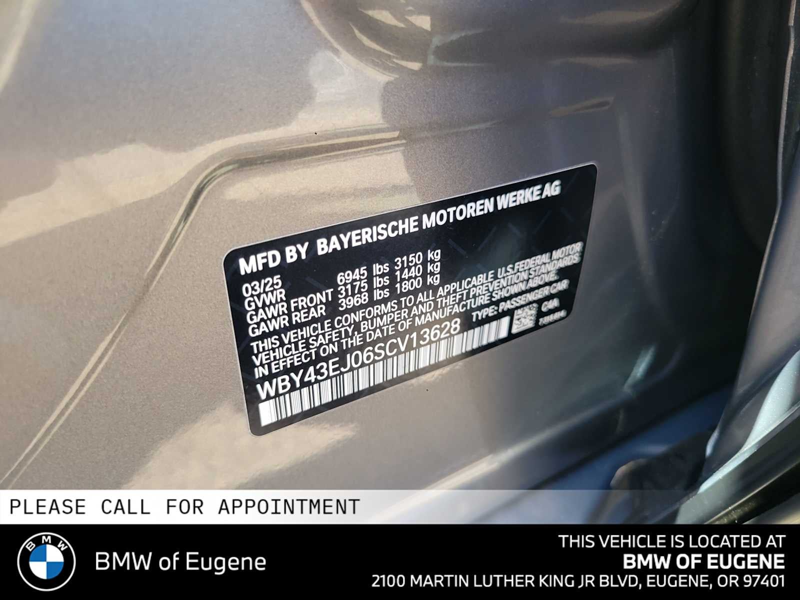2025 BMW i7 eDrive50