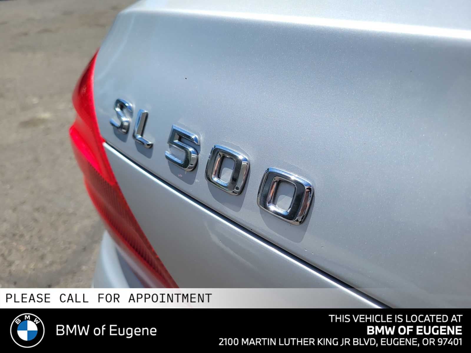 2003 Mercedes-Benz SL500 2dr Roadster 5.0L