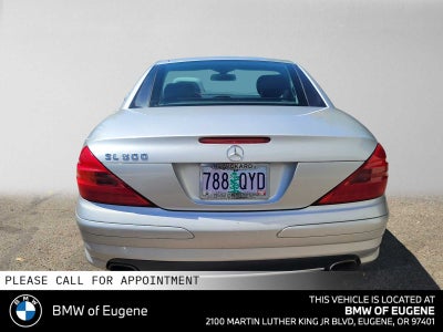 2003 Mercedes-Benz SL500 2dr Roadster 5.0L