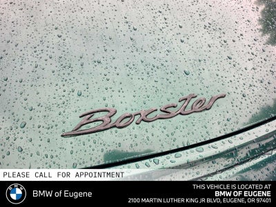 2000 Porsche Boxster 2dr Roadster Manual