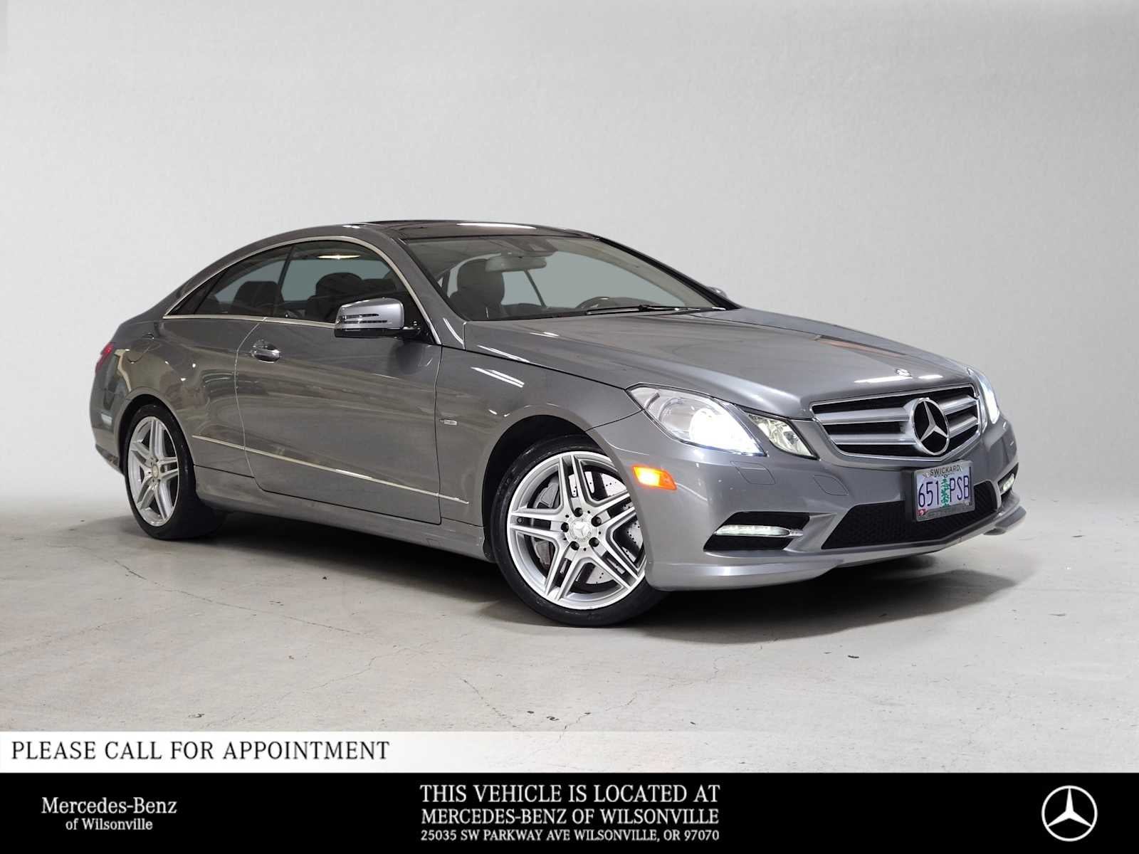 2012 Mercedes-Benz E 550 2dr Cpe RWD