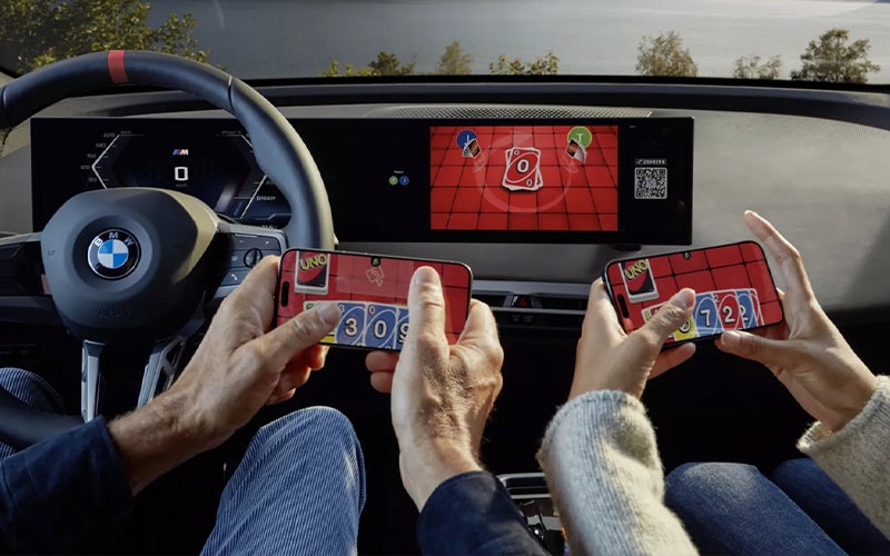 The BMW Curved Display AirConsole. | BMW of Eugene in Eugene OR