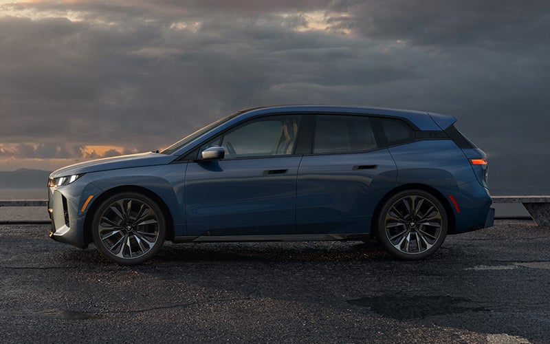 The BMW iX parked sideways shot. | BMW of Eugene in Eugene OR