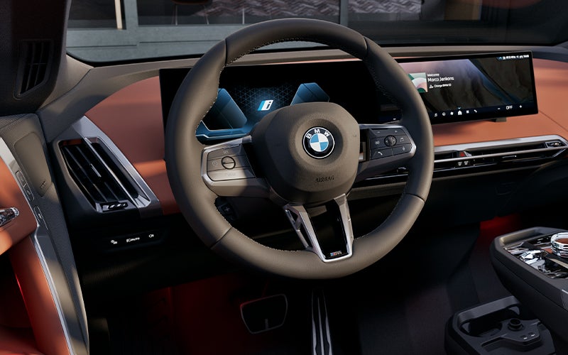The BMW iX steering wheel. | BMW of Eugene in Eugene OR