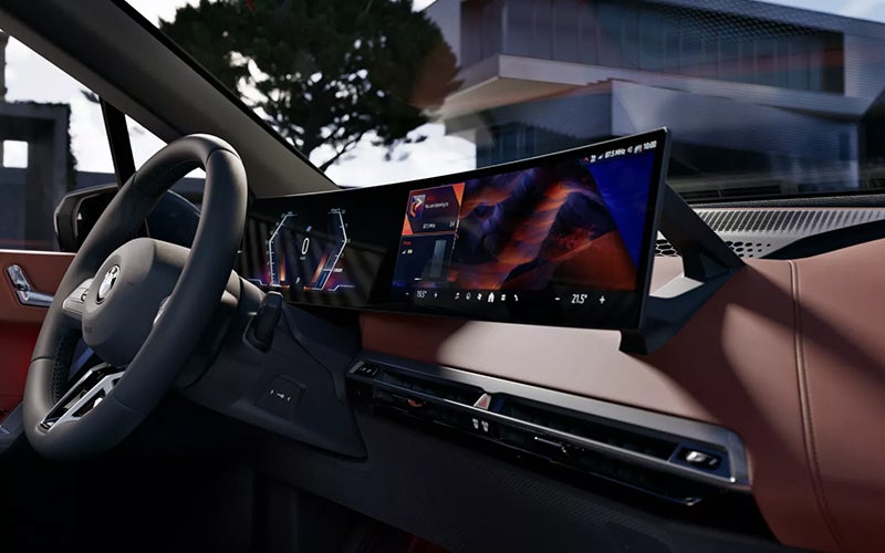 The BMW iX Curved Display. | BMW of Eugene in Eugene OR