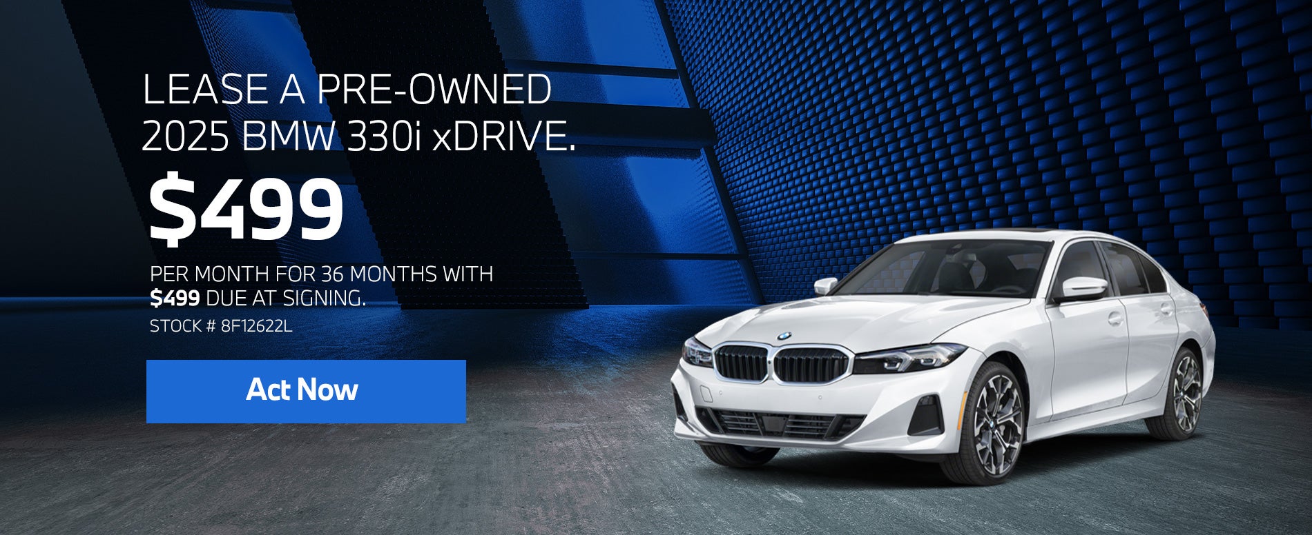 2025 BMW 330i xDrive Lease from $499 per month for 36 months